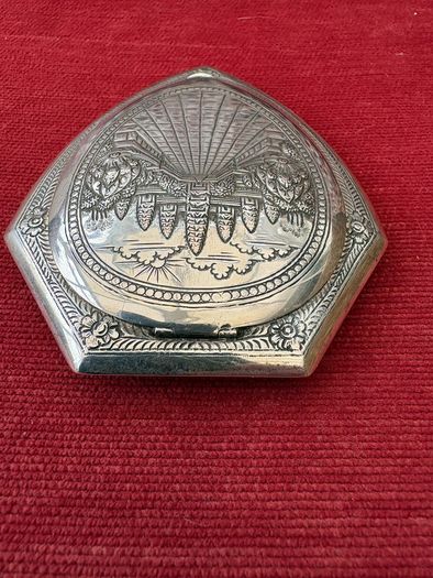 Vintage Silver Powder Compact