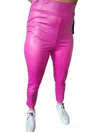 High Waist PU Leggings