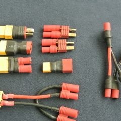 RC battery adaptors various types