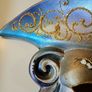Vintage Venetian Hand Painted Wall Hanging Carnival Mask. Image 7