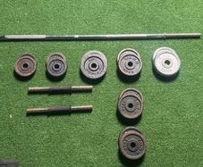 Dumbbell and Mini Barbell Set