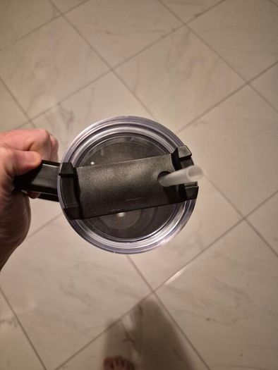 Brand new white flask