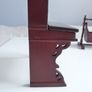 Vintage wood doll's house dining room furniture & tableware Image 10