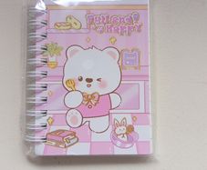 Cute mini notebook pink