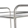 Stainless Steel 3/4 Tier Trolley Cart Wheels Utility Shelf Storage Rack Kitchen Cart Serving Salon BBQ For Hotels Restaurants C(60 32 96cm 4 Tier) Image 5