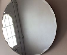 Art Deco Circular Bevelled Edge Mirror