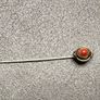Vintage antique coral hat pin Image 5
