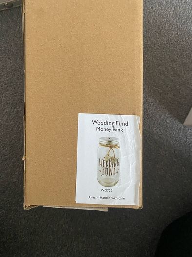 Wedding Keepsake hamper box with wedding accessories