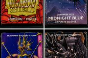 1x Pack of 60 Small Matte Dragon Shield Card Sleeves Japanese Yugioh Cardfight Protection New