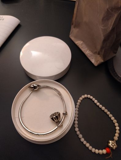 Silver bangle