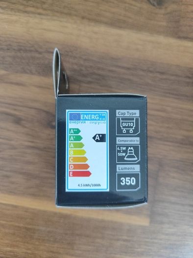 GU10 Robus 4.5W led 3000K (20 units)