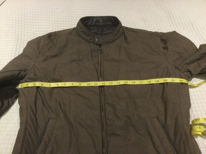Massimo Dutti Black Leather reversible jacket XL  Pre owned.
