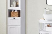 Bathroom Cabinet White Height-Adjustable shelves