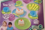 Casdon Little Cook Tea Set 32 Piece Kids Tea Party Playset Cups Plates Toy NEW