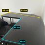 L shaped desk Image 5