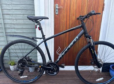 Carrera Crossfire 2 Mens Hybrid Bike - Black, Medium