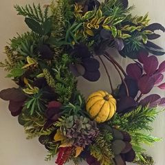 Seasonal wreaths, arrangements made to order