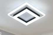 24W Modern Ceiling Lamp, LED Ceiling Lights for Bedroom Hallway Office Kitchen Living Room, Cold White 6500K