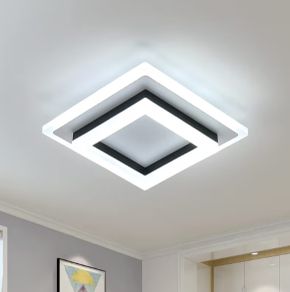 24W Modern Ceiling Lamp, LED Ceiling Lights for Bedroom Hallway Office Kitchen Living Room, Cold White 6500K