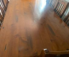 Kitchen table and 8 chairs