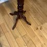 Solid maghoney plant stand. 34in high x 13in diameter Image 4