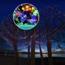 Solar String Lights Garden, 23ft 8 Modes 50 LED Blossom Solar Powered Fairy Lights Waterproof Outdoor Flower String Lights for Patio, Yard, Tree, Home, Lawn, Wedding, Party Decorations (Multi Colour) Image 2