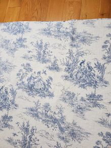 Bedspread French Toile de Jouy single never used