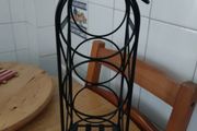 Black Metal Wrought Iron Wine Rack - Perfect New Condition
