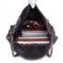 Designer Inspired Metallic Effect Chain Tote Bag (Black) Image 4