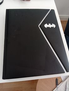 The Batman Files Hardcover Matthew Manning Faux Leather Black - 1st Edition 2011