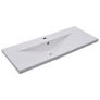 Sink Cabinet with Built-in Basin Concrete Grey Chipboard Image 10