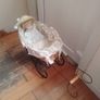 vintage toy pram and doll Image 3