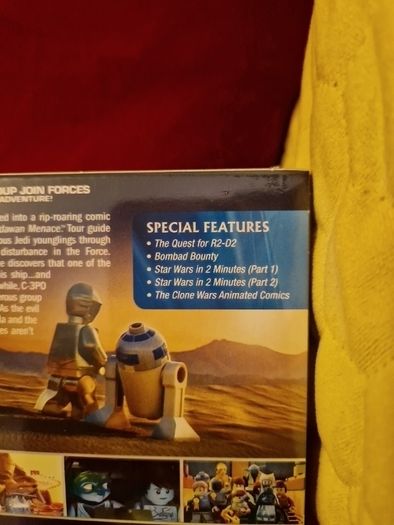 LEGO Star Wars The Padawan Menace Bluray with minifig