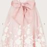 Girls Monsoon occasion pink embroidered dress Image 3