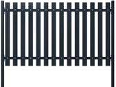 Fence Panel Anthracite 174.5x125 cm Powder-coated Steel
