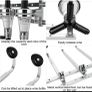 6 Bottle Optics for Spirits Bar Butler Wall Mounted Bottle Bracket Alcohol Wine Upside Down Drink Dispenser Stand Rack for Home Pub or Kitchen Bar, 30ml Optic Spirit Barware Set Image 4