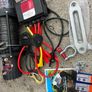 New winch 6  tone 12v suit recovery jeep  etc Electric Winch 13500 LBS/ 6123KG 12V 27M/92FT Synthetic Tow Rope 3 remote contro Image 2
