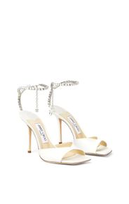 White diamond jimmy choo heels