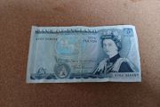 Sterling 5 pound note