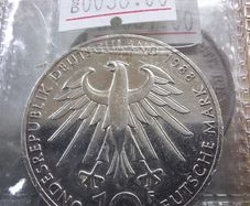 Germany 10 Deutsche Mark 100th Anniversary - Death of Carl Zeiss 1988
