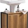 Bathroom Furniture Under Sink Cover Column Washbasin Cabinet Under Sink Sink Cabinet, Industrial Style - L60 x D30 x H60 cm Image 4