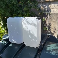 Clear Plastic Water Container Drum 25L