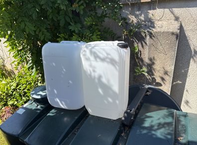 Clear Plastic Water Container Drum 25L