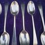 6 X C.W.Fletcher Aet Deco Sterling Silver Teaspoons (61 grams) Image 4