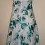 Green and White Summer Floral Cotton Dress from Per Una size 8r Image 2