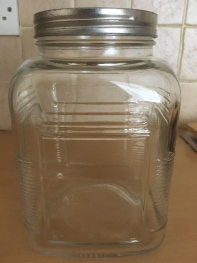 Retro-Style Glass Storage Jar