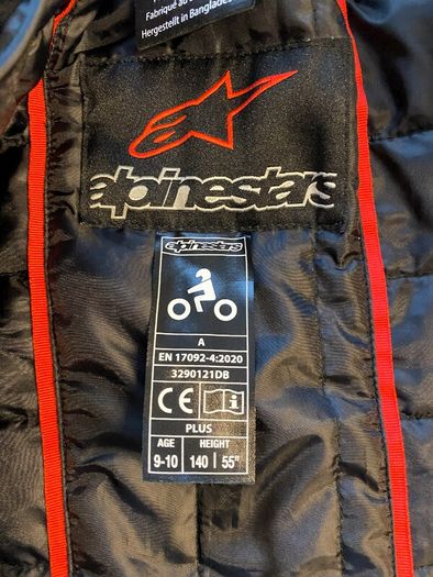 Motorcycle jacket Alpinestars YOUTH T-SP S waterproof