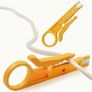 2.8cm small yellow knife wire stripper, wire stripper, wire tool, simple wire stripper, wire mesh wire crimping pliers, Free inspection Image 7