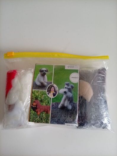 Needle Felting kit "dogs"