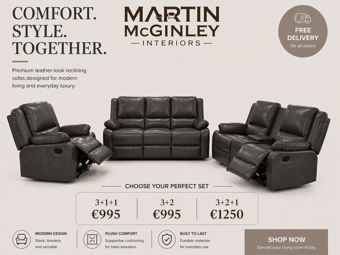 New Larson Sofa Sets Full Recliners